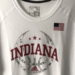 Indiana Basketball Tee by Adidas